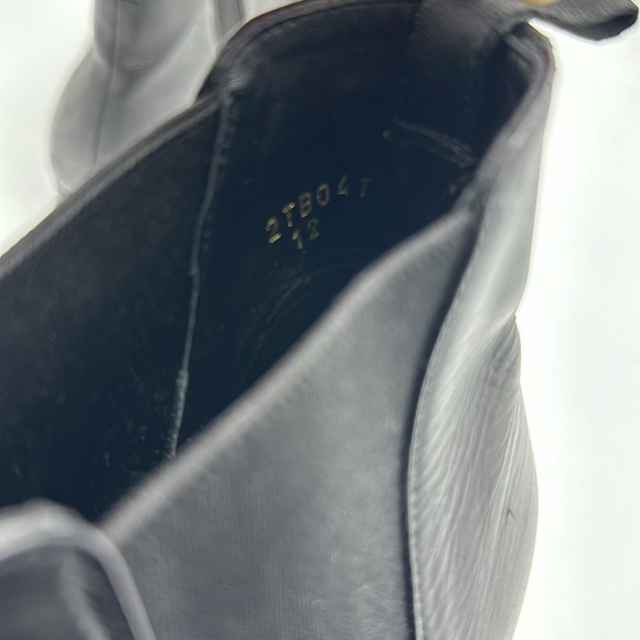 Prada Men’s Chelsea Half Boot Smooth Black Leather Size 12 UK / 13 US - Picture 6 of 10